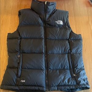 Size S North Face 700 Women’s Goose Down Black Puffer Vest